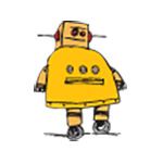 cartoon yellow robot